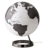 Light&Colour LCcharcoal Design-Leuchtglobus Atmosphere Light and Colour white / Charcoal base 30cm Globus modern Globe Earth